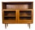 Vintage Teak Bookcase with Glass Doors from Dyrlund, 1960s For Sale