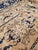 Antique Indo-Mahal, Handmade Oriental Rug, Blue, Taupe, Creams All-Over Design For Sale In New York - Image 6 of 17