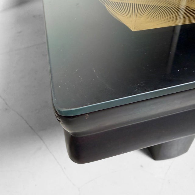 Japanese Low Table in Black Lacquer, 1970s For Sale - Image 17 of 18