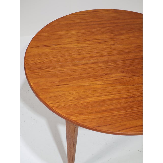 Brown Model 55 Extendable Dining Table in Teak from Omann Jun, Denmark, 1960s For Sale - Image 8 of 18