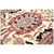 21st Century Afghan Wool Sultanabad 3x12 Ivory, Red, & Blue Handmade Runner Rug #1143661 For Sale - Image 12 of 13