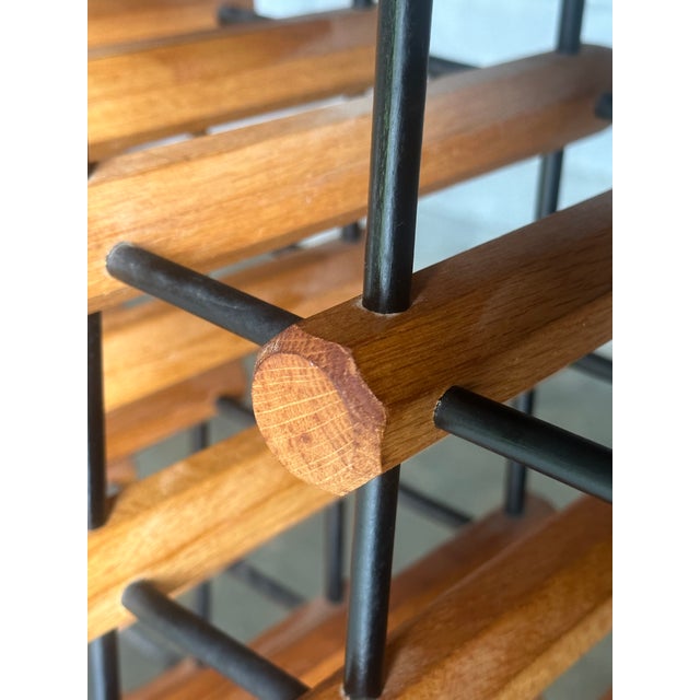 1960s Monumental Danish Modular Wine Rack After Richard Nissen for Nissen Langaa For Sale - Image 9 of 11