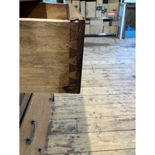 Early 1900s Solid Wood Dresser - 4 Drawers - Farmhouse Storage For Sale - Image 13 of 17