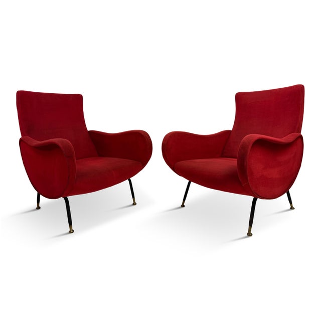 Mid-Century Italian Armchairs, 1960s, Set of 2 For Sale - Image 17 of 17