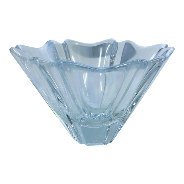 20th Century Swedish Crystal Orion Bowl by Lars Hellsten for Orrefors For Sale