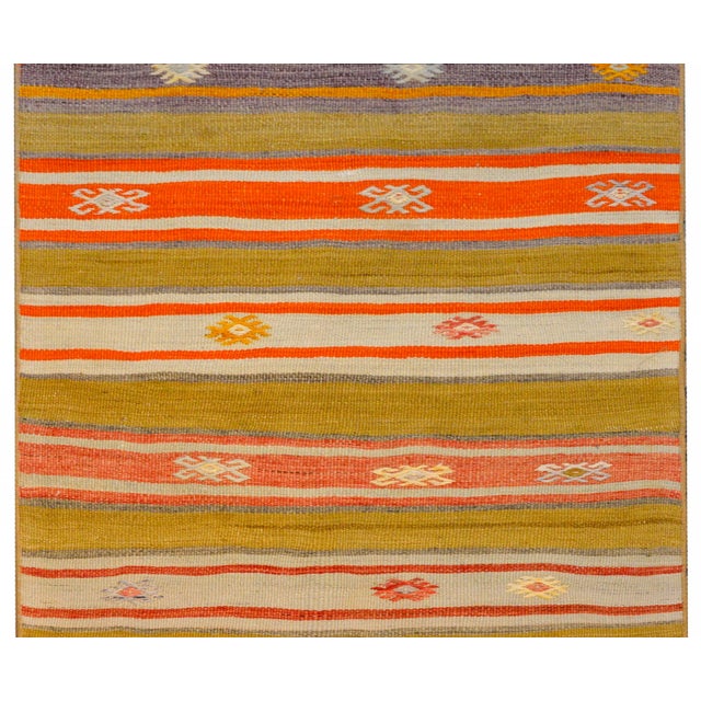 Early 20th Century Konya Kilim Runner For Sale - Image 4 of 9