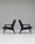 Dark Gray 1960s Czechia Wooden Armchairs, a Pair For Sale - Image 8 of 12