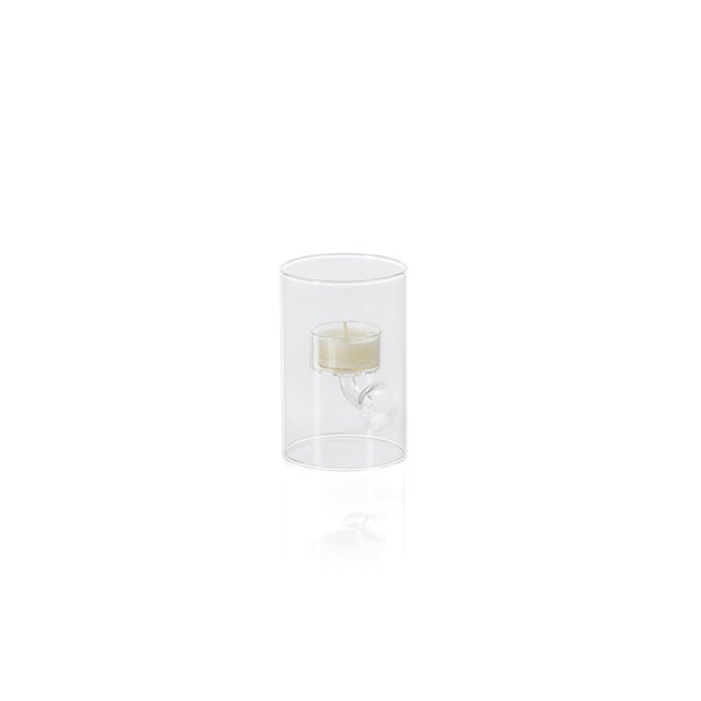 Contemporary Kelly 4-Piece Set Glass Tealight Holder/Hurricane, S For Sale - Image 3 of 8