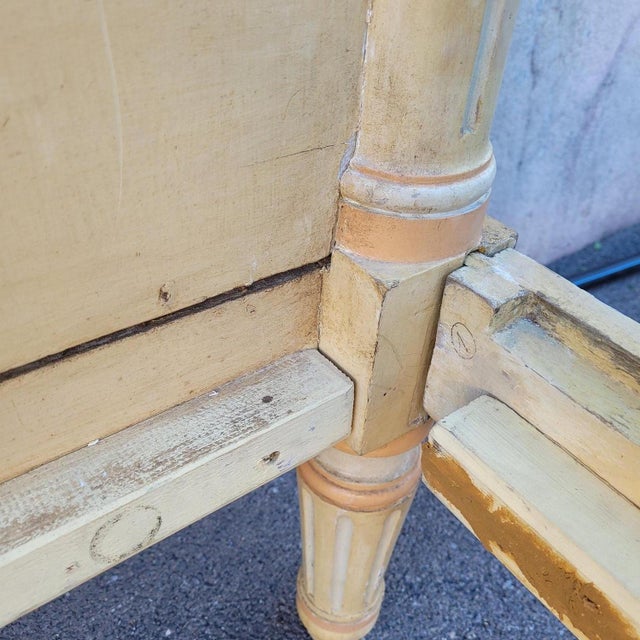 Large Early 19th Century Lacquered Bed For Sale - Image 10 of 17