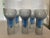 Glass Set of 6 Blue Murano Glasses by Arnolfo Di Cambio C 1970s For Sale - Image 7 of 12