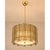 Early 21st Century Italian Fumè Tropical Murano Glass Gold Chandelier by Simoeng For Sale - Image 5 of 6