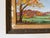 Wood 1960’s Vintage Klowery Autumn Landscape Oil on Board – Frame For Sale - Image 7 of 12