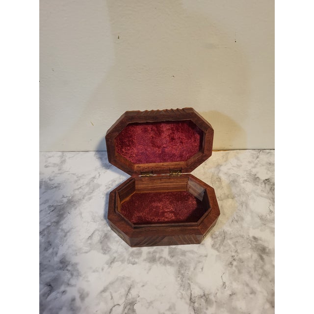 Indian Wooden Spices Box /Jewelry Box For Sale - Image 9 of 14