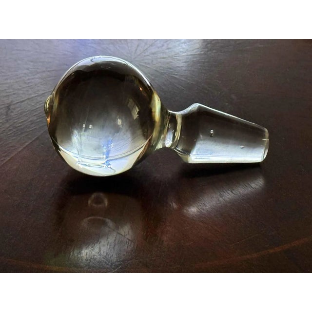 Vintage Crystal Decanter For Sale - Image 4 of 5