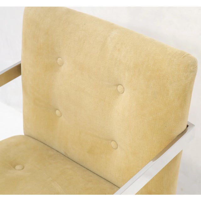 Set of 8 Chrome Milo Baughman Attributed Dining Chairs For Sale - Image 6 of 13