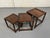Vintage Solid Rosewood Nesting Tables For Sale - Image 11 of 12