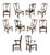 Niagara Furniture Country Chippendale Chairs - Set of 10 For Sale