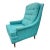 1970s Vintage Mid-Century High Back Armchair For Sale
