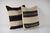 Turkish Hemp Kilim Pillow Cover - A Pair Elevate your home decor with these exquisite 24"" x 24"" pillow covers crafted...