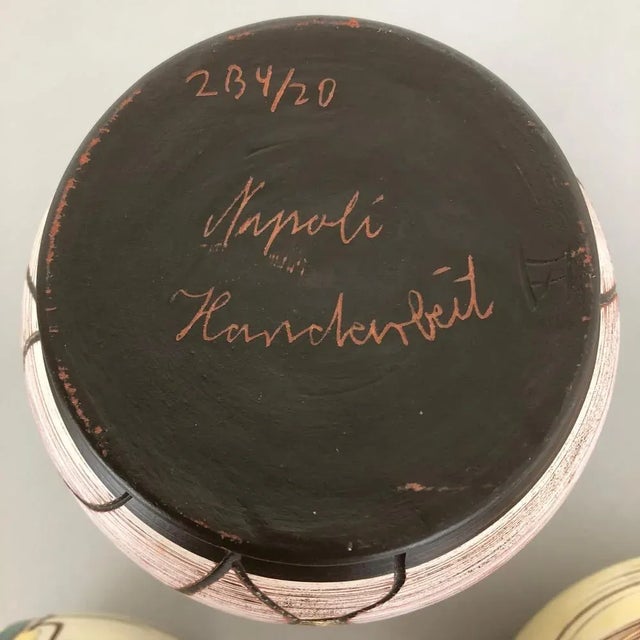 Ceramic Pottery Vases by Franz Schwaderlapp for Sawa Ceramic, Germany, 1960s, Set of 3 For Sale - Image 14 of 15