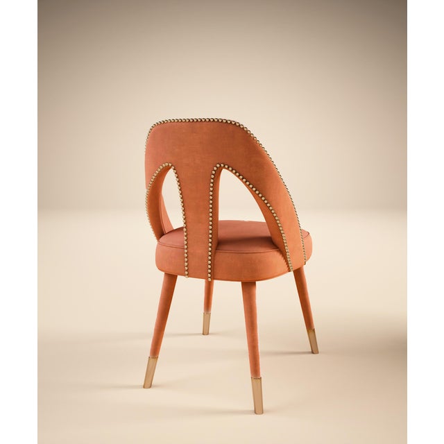 Orange Caron Dining Chair by Ottiu For Sale - Image 8 of 15