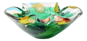 Fruits Glass Bowl, Murano, 1950s