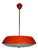 Red Model 1117 Hanging Lamp attributed to Josef Hurka for Napako, 1960s For Sale