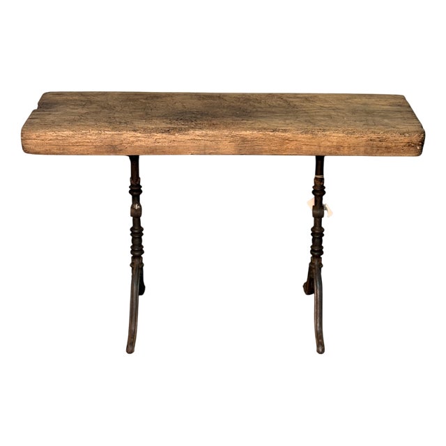 Fir Bistro Table, 1900s For Sale