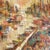 This excellent Mid-Century Modern oil painting depicts Hong Kong and is signed "M. Dick" in the lower left portion of the...