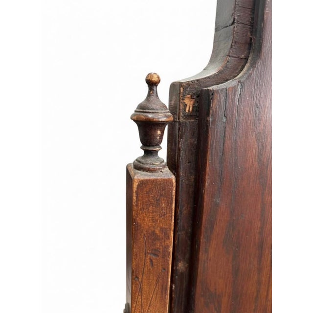 Early 20th Century Georgian Revival Walnut Dressing Mirror With Drawers For Sale - Image 4 of 8