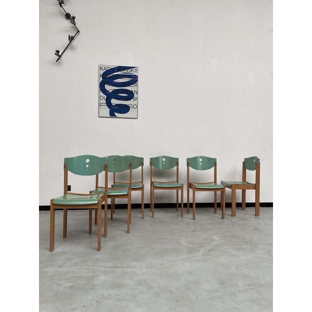 Community Chairs, 1980s, Set of 6 For Sale - Image 12 of 18