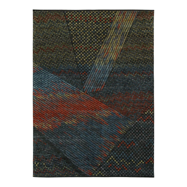 Contemporary Wool Rug With Geometric Abstraction, by Rug & Kilim, Pakistan For Sale