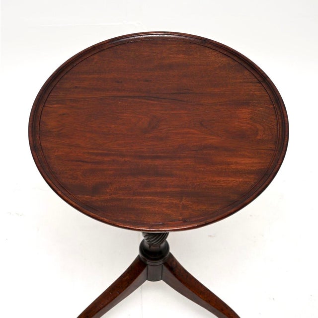 Antique Georgian Snap Top Occasional Table, 1790 For Sale - Image 3 of 8