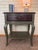 Vintage Dixie Side Table | Refinished Solid Wood Accent Table in Olive Green & Mahogany For Sale - Image 9 of 9