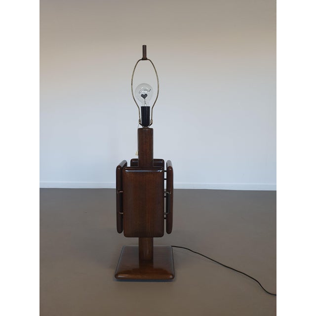 Large Vintage Brutalist Floor Lamp For Sale - Image 9 of 9