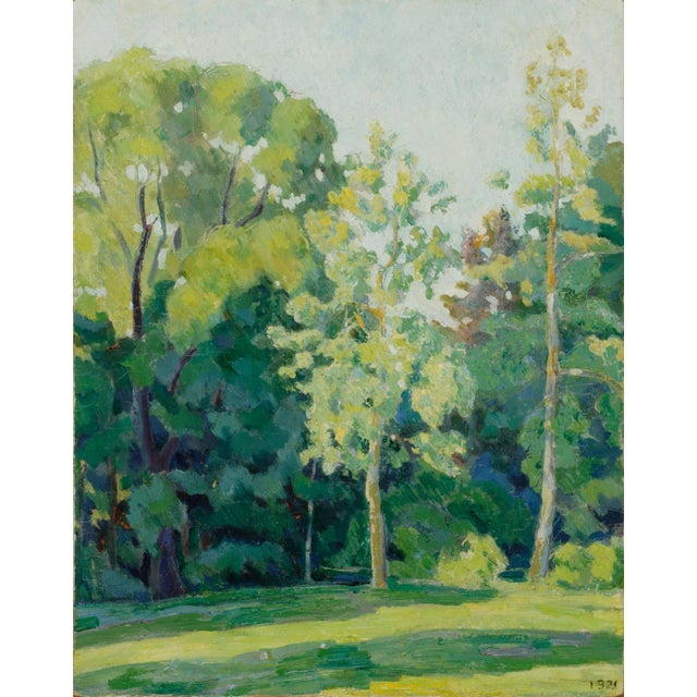 Revel. Willows in Ekaterinental (second version) Alexander Yakovlevich Kramarev (1886-1975). In the lower right corner is...