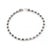 This is part of Chairish’s Fine Jewelry assortment. Brilliant 2.16 ct Black White Diamond Tennis Bracelet in 18K gold. It...