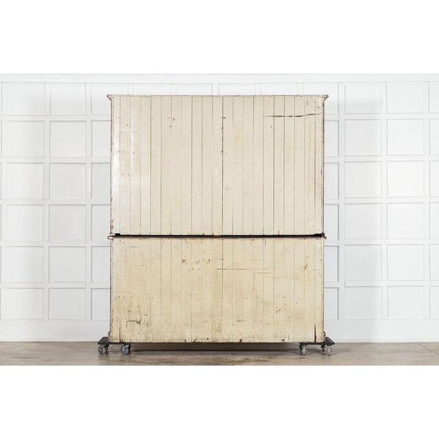 Large English Ebonised Glazed Pine Dresser, 1880s For Sale - Image 12 of 13