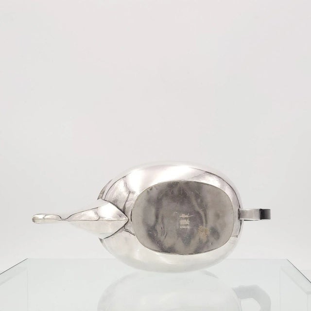 Silver Circa 1950 Silverplate Tea or Coffee Set, England- 3 Pieces For Sale - Image 8 of 13