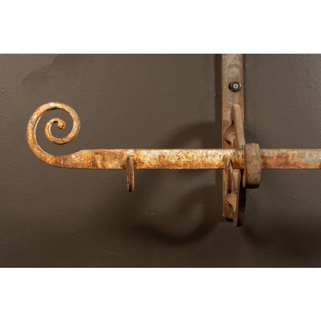 Silver 1880s Bernard Gloekler Co. Butcher’s Hanging Rack For Sale - Image 8 of 10