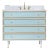 Coastal Bathroom Vanity with Quartz Top For Sale