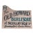 Vintage Old Howard (Boston) Painted Wooden Directional Sign For Sale