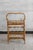 Mid-Century Bamboo Bottle Rack Etagère Product Details with storage shelf and handle. Dimensions: 52 W x 66 H x 28 D cm