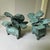 Decorative mid-century design, heavy bronze with beautiful patina… Each each planter is unique and one of a kind, and are...