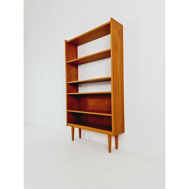 Vintage Danish Freestanding Book Case in Teak by Johannes Sorth, 1960s For Sale - Image 4 of 11