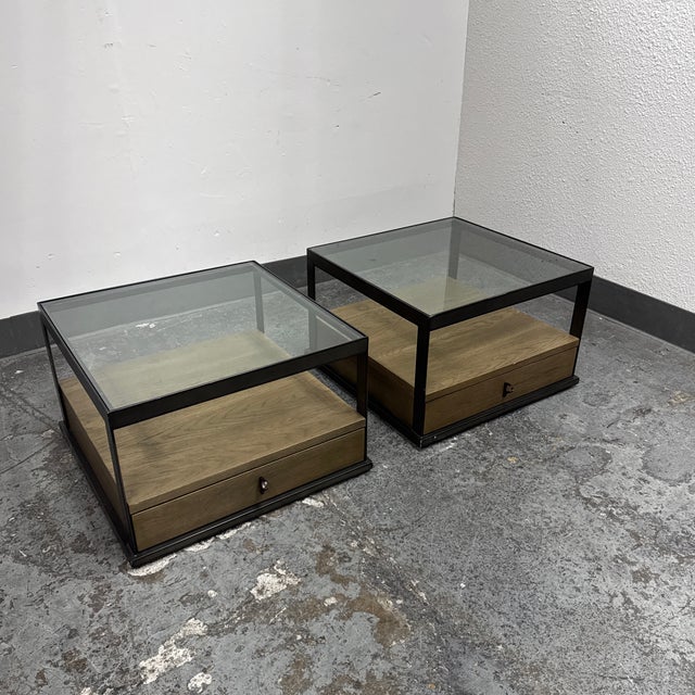 Industrial Four Hands Carlson Bunching Side Tables, Pair For Sale - Image 3 of 12