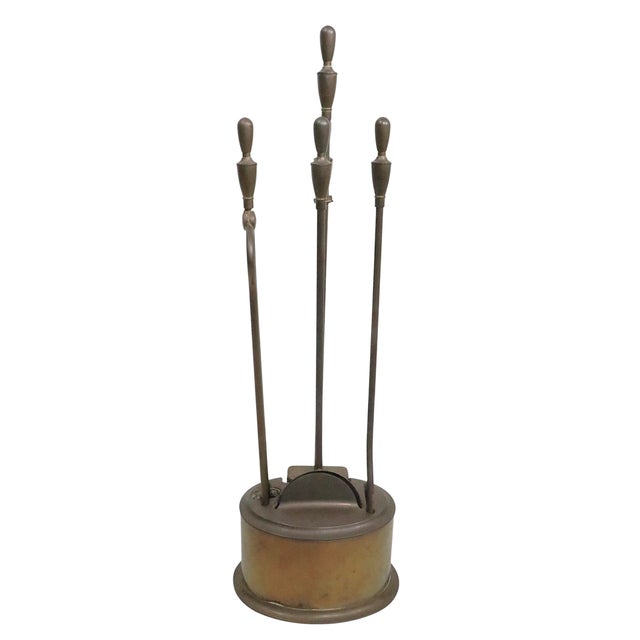 Vintage Nelson Hearth Kit Fireplace Tool Set For Sale In New York - Image 6 of 11