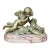 19th Century French Bronze Cherub With Dog on Marble Base, Circa 1860 For Sale