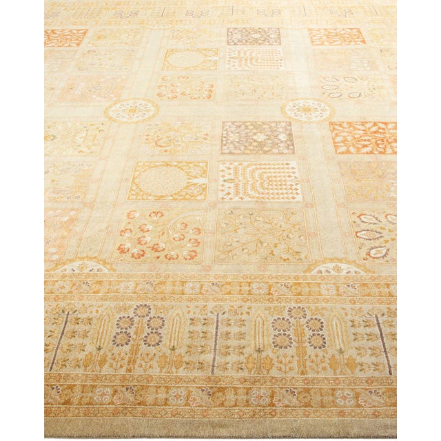 Solo Rugs Mogul, One-of-a-Kind Hand-Knotted Area Rug - Ivory, 8' 0" x 8' 5" For Sale - Image 4 of 8