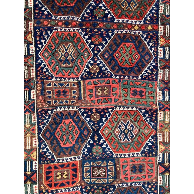 Antique Kurdish Rug, 1890s For Sale - Image 14 of 18